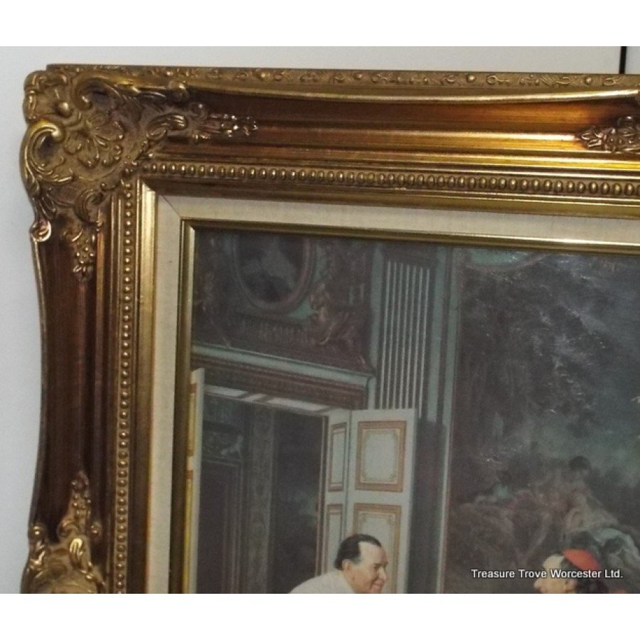 Andrea Landini Giclee Print Set in Gilt Frame